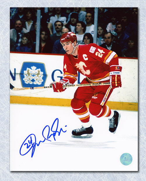 Jim Peplinski Calgary Flames Autographed Captain 8x10 Photo | AJ Sports.