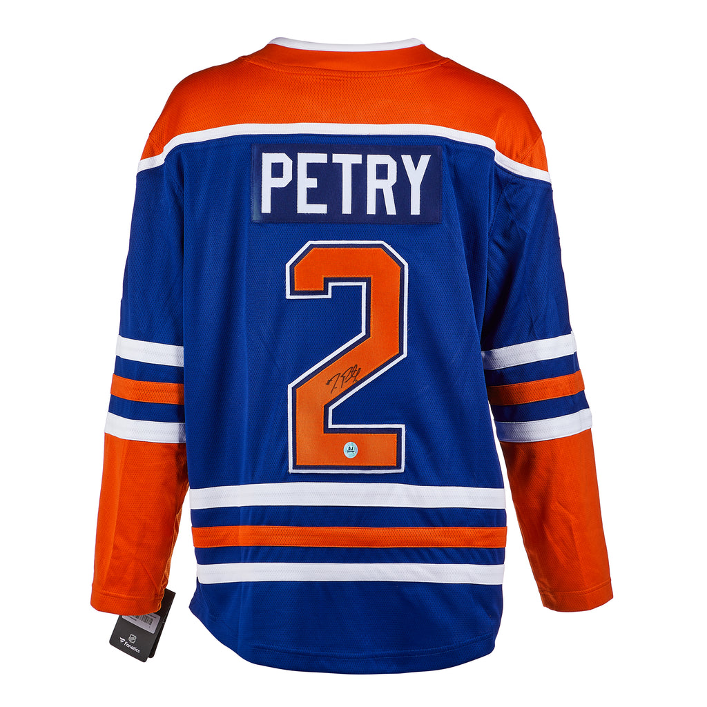 Jeff Petry Edmonton Oilers Autographed Fanatics Jersey | AJ Sports.