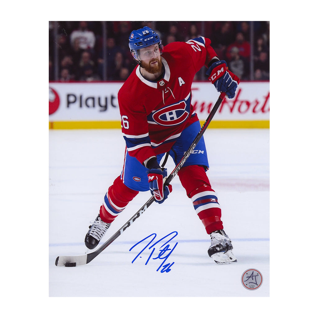 Jeff Petry Montreal Canadiens Autographed Action 8x10 Photo | AJ Sports.