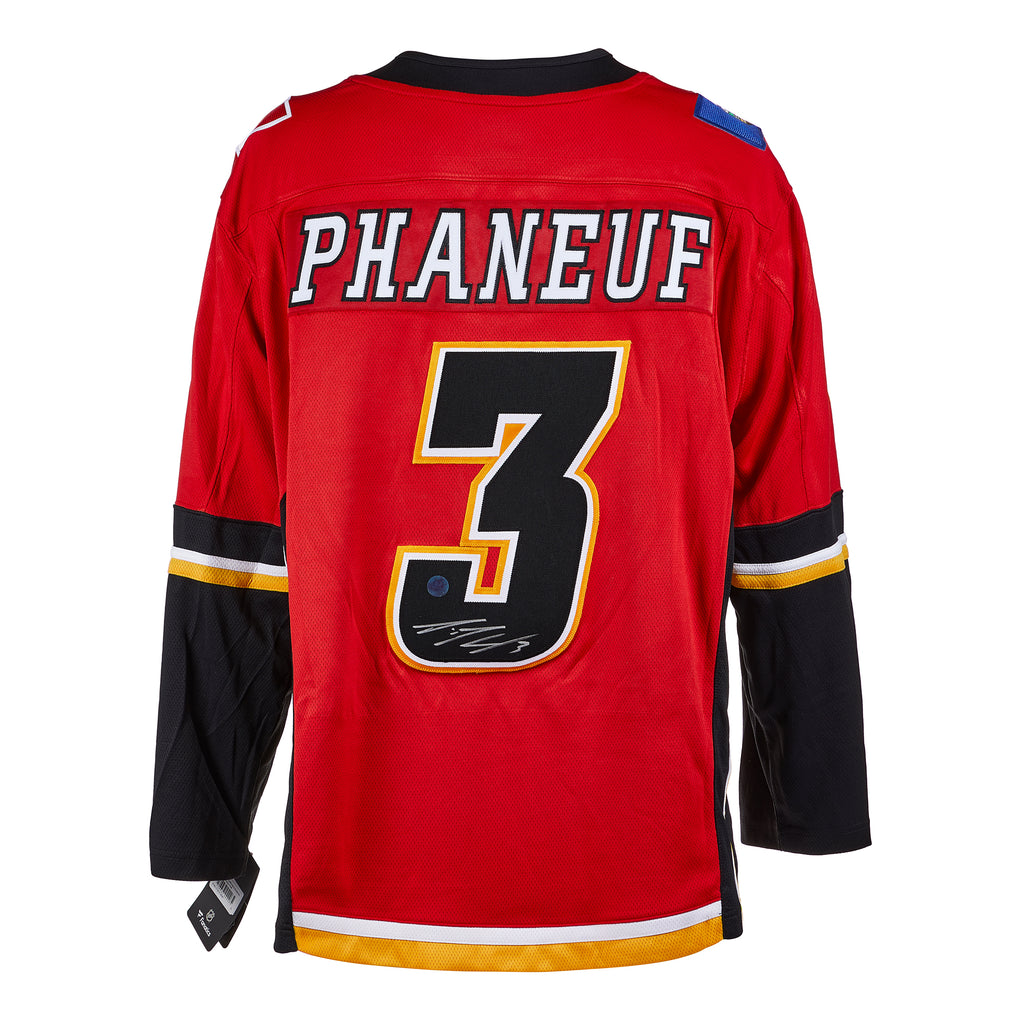 Dion Phaneuf Calgary Flames Autographed Fanatics Jersey | AJ Sports.