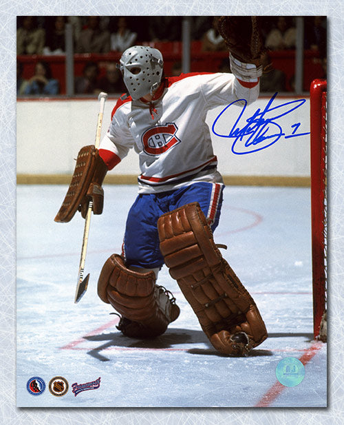 Michel Plasse Montreal Canadiens Autographed Goalie 8x10 Photo | AJ Sports.