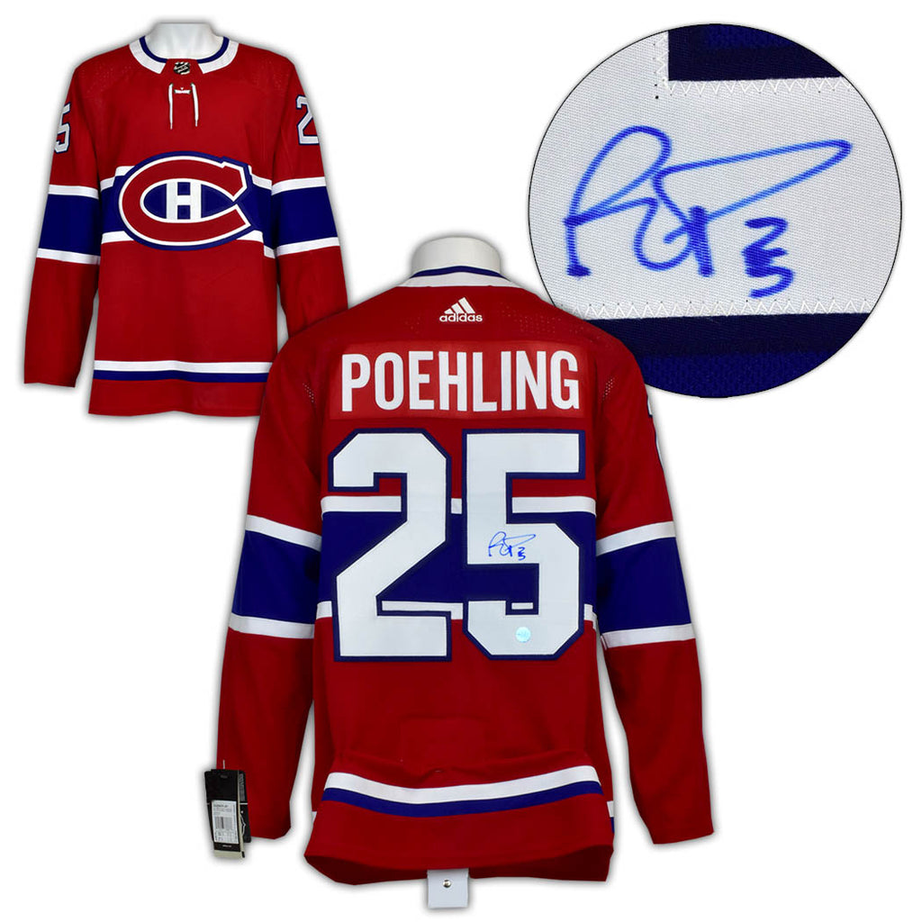 Ryan Poehling Montreal Canadiens Autographed Adidas Jersey | AJ Sports.