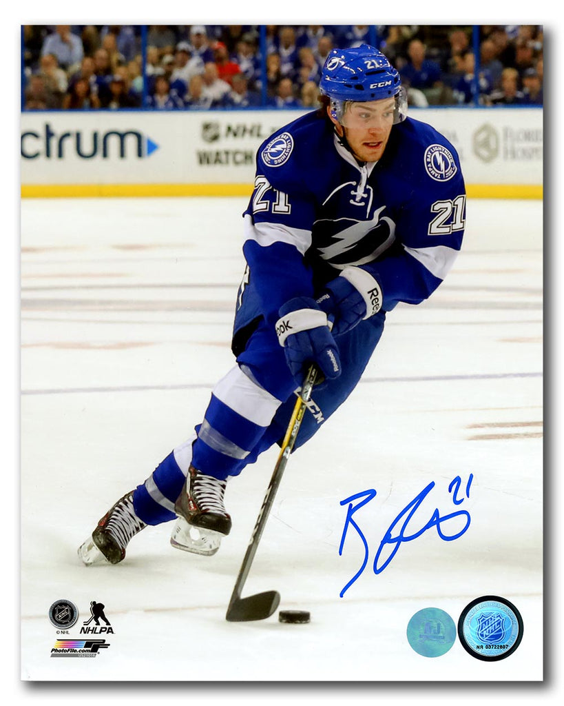 Brayden Point Tampa Bay Lightning Autographed Action 8x10 Photo | AJ Sports.