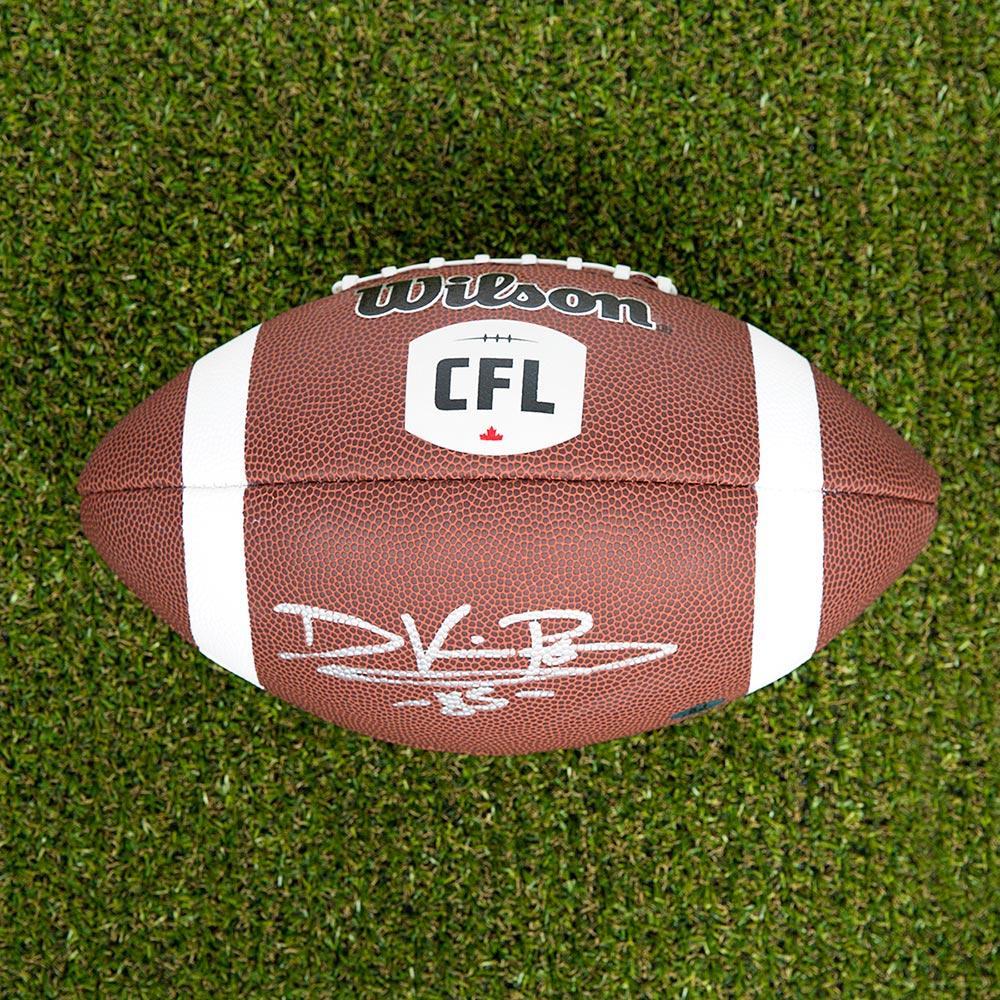 Devier Posey Autographed CFL Wilson Composite Football | AJ Sports.