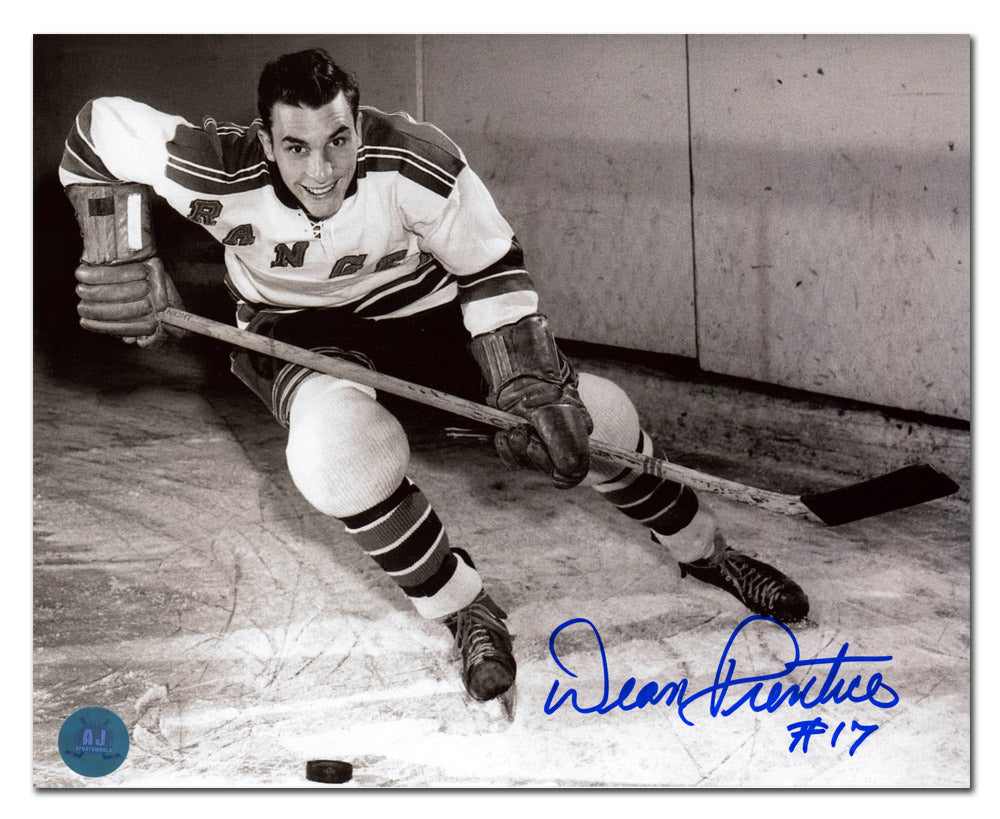 Dean Prentice New York Rangers Autographed 8x10 Photo | AJ Sports.