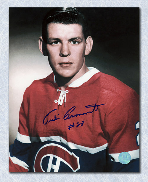 Andre Pronovost Montreal Canadiens Autographed 8x10 Photo | AJ Sports.