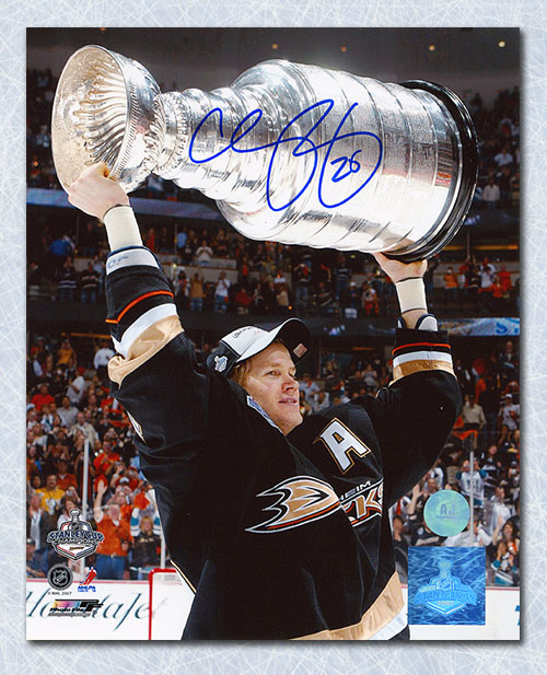 Chris Pronger Anaheim Ducks Autographed 2007 Stanley Cup 8x10 Photo | AJ Sports.