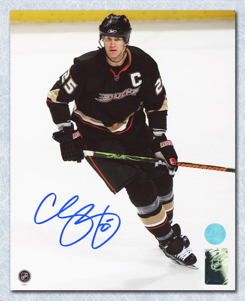 Chris Pronger Anaheim Ducks Autographed Hockey Captain 8x10 Photo | AJ Sports.