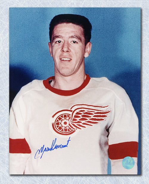 Marcel Pronovost Detroit Red Wings Signed Close-Up  8x10 Photo | AJ Sports.