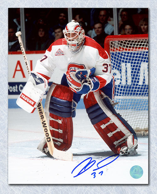 Andre Racicot Montreal Canadiens Autographed Goalie 8x10 Photo | AJ Sports.
