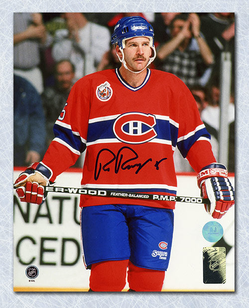 Rob Ramage Montreal Canadiens Autographed Action 8x10 Photo | AJ Sports.