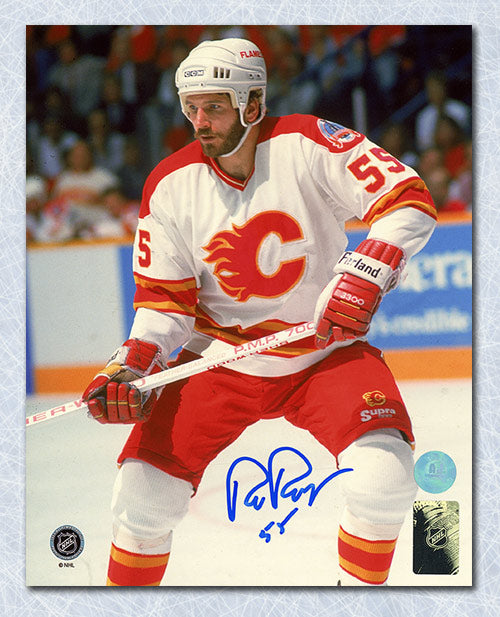 Rob Ramage Calgary Flames Autographed Cup Finals 8x10 Photo | AJ Sports.