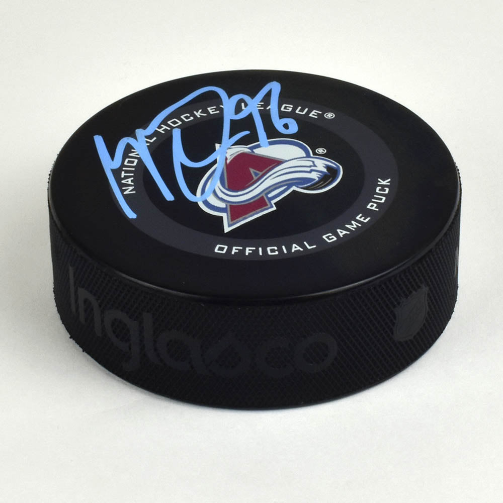 Mikko Rantanen Colorado Avalanche Autographed Official Game Puck | AJ Sports.