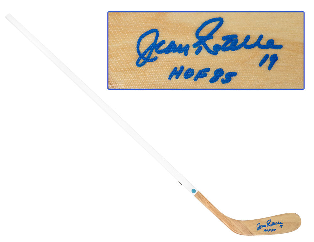 Jean Ratelle Autographed Wood Hockey Stick - New York Rangers | AJ Sports.