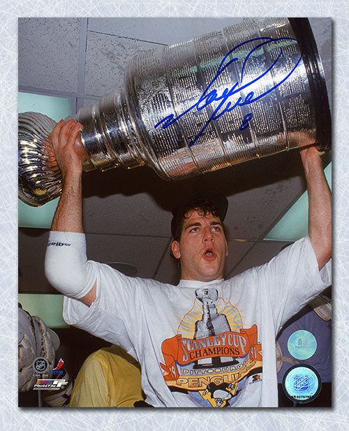 Mark Recchi Pittsburgh Penguins Autographed 1991 Stanley Cup 8x10 Photo | AJ Sports.