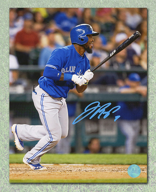 Jose Reyes Toronto Blue Jays Autographed Batting 8x10 Photo | AJ Sports.