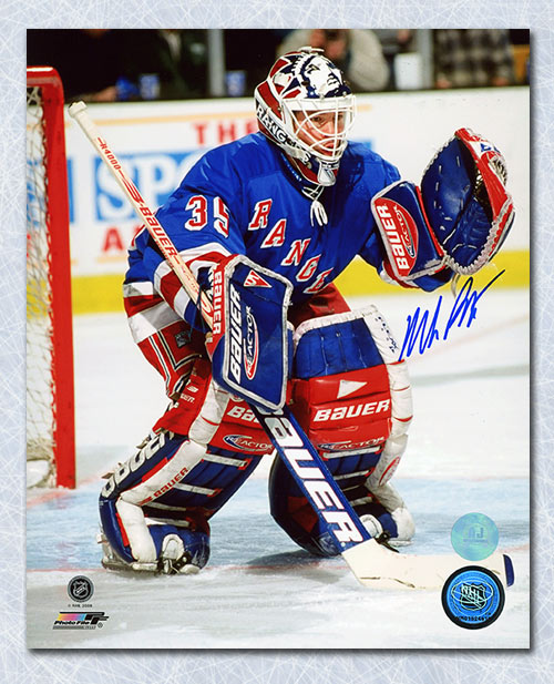Mike Richter New York Rangers Autographed Goalie 8x10 Photo | AJ Sports.