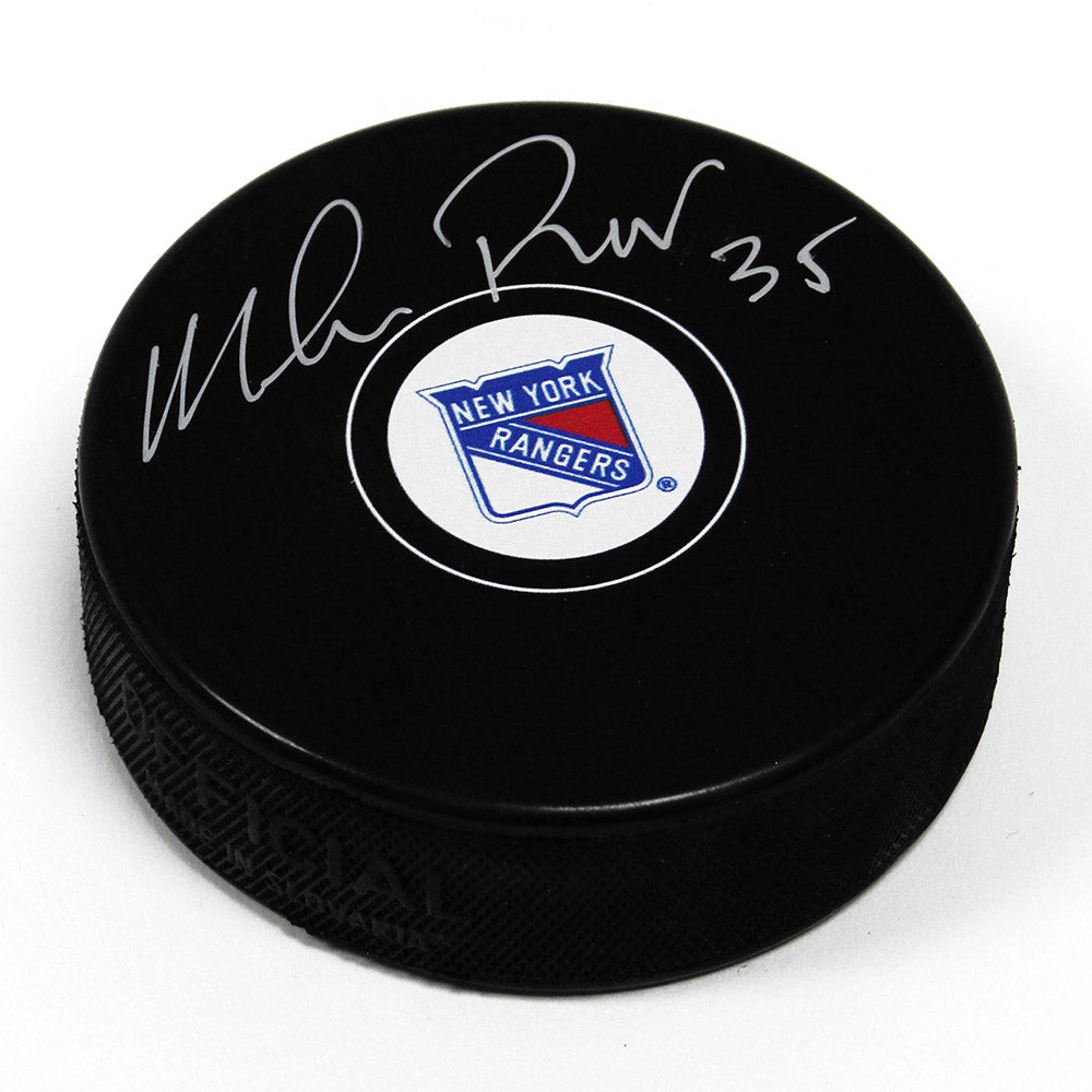Mike Richter New York Rangers Autographed Hockey Puck | AJ Sports.