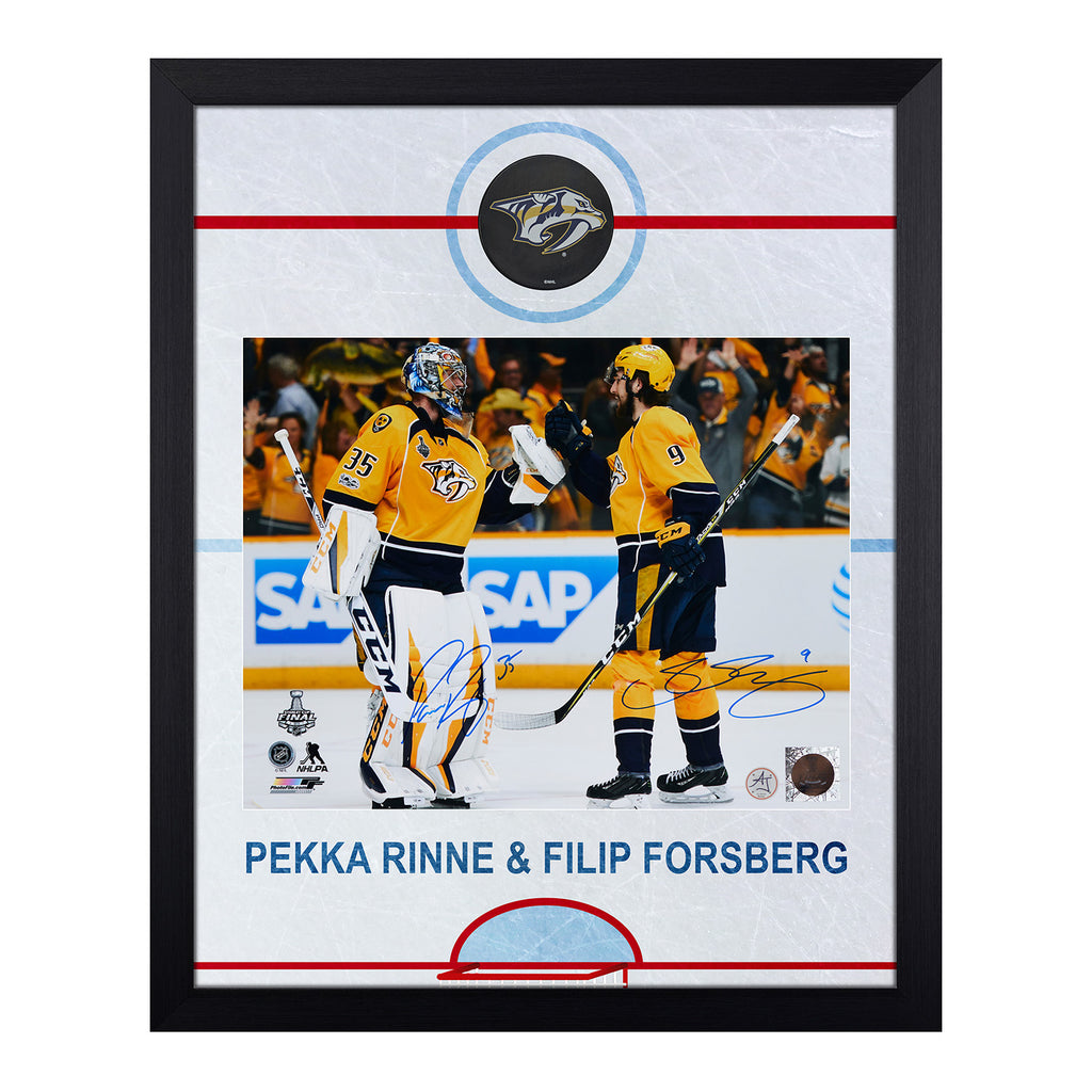 Pekka Rinne Nashville Predators Autographed White Adidas Authentic Jersey  with 1st NHL Goal 1/9/20