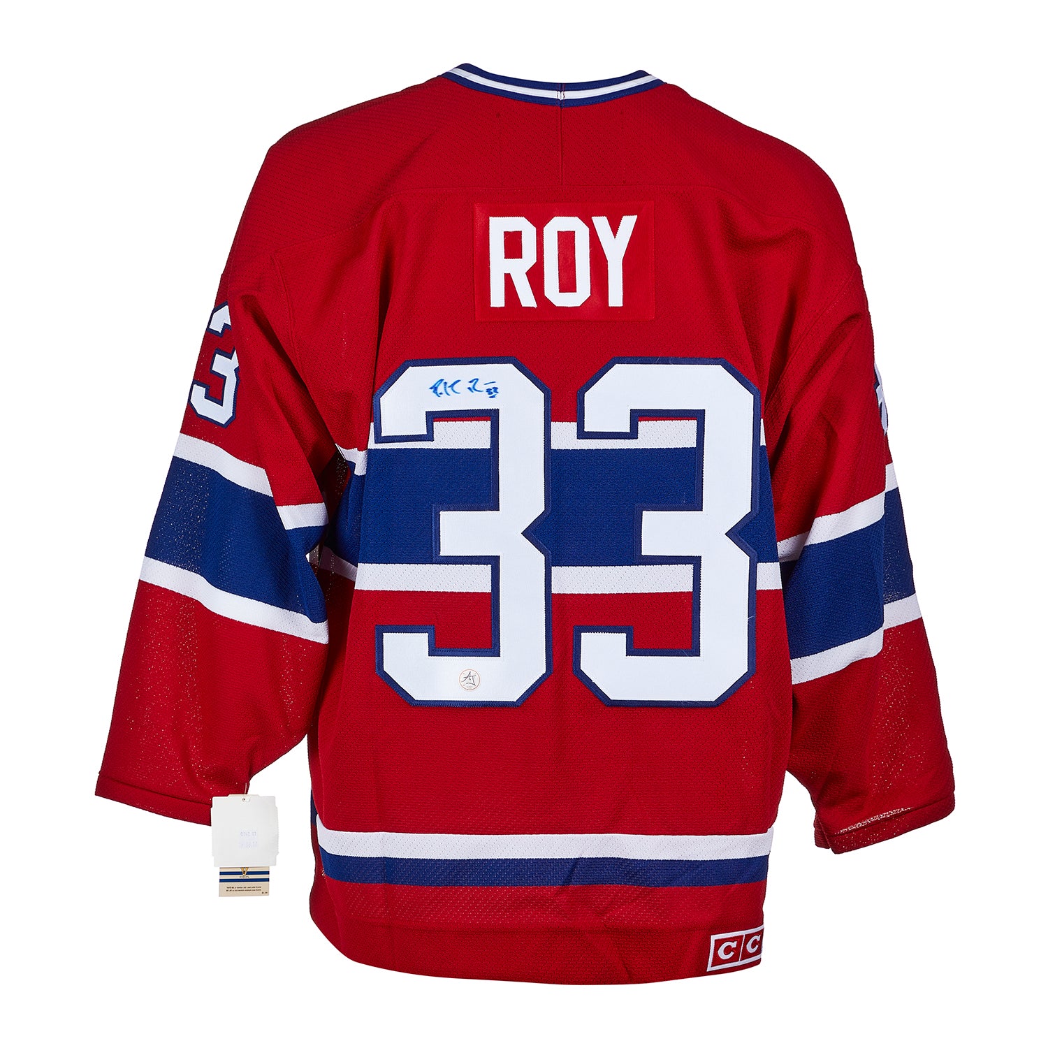 PATRICK ROY MONTREAL CANADIENS CCM AUTHENTIC 1993 STANLEY CUP JERSEY 48 Exc.