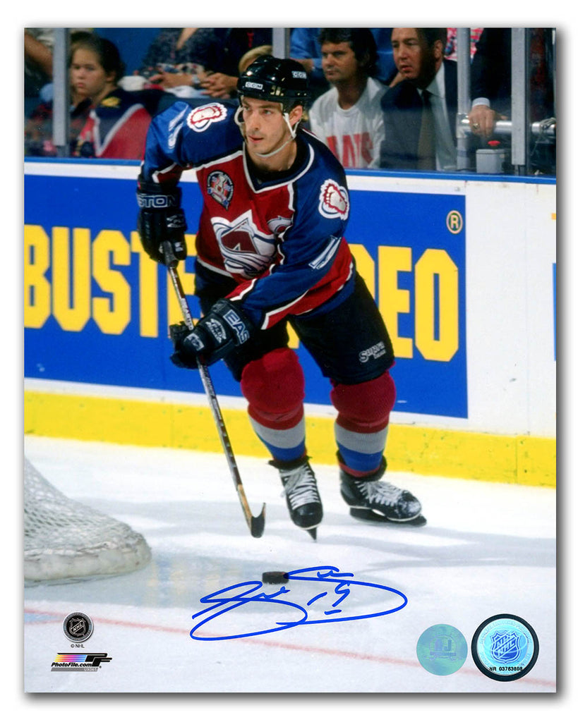 Joe Sakic Colorado Avalanche Autographed 1996 Stanley Cup Finals 8x10 Photo | AJ Sports.
