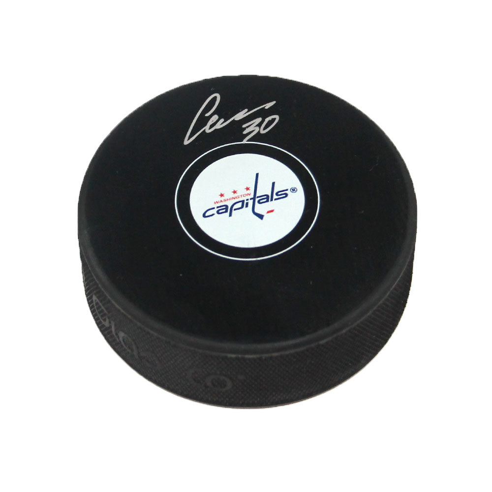 Ilya Samsonov Washington Capitals Autographed Hockey Puck | AJ Sports.