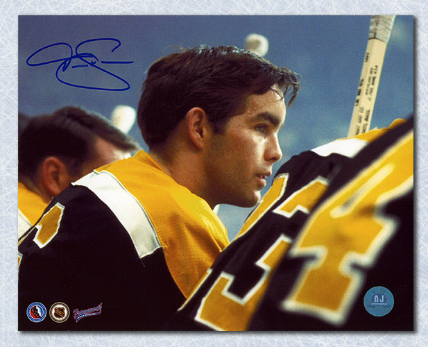 Derek Sanderson Bruins Rookie Autographed Rookie Bench 8x10 Photo | AJ Sports.