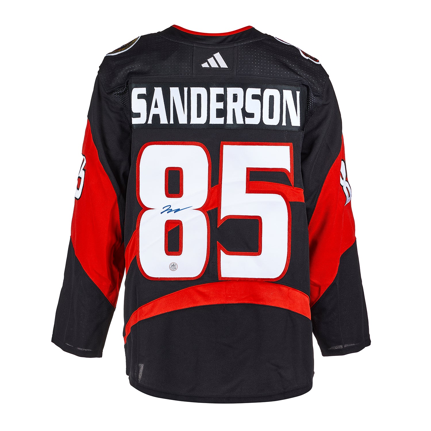 AJ Sports | Jake Sanderson Signed Ottawa Senators Reverse Retro