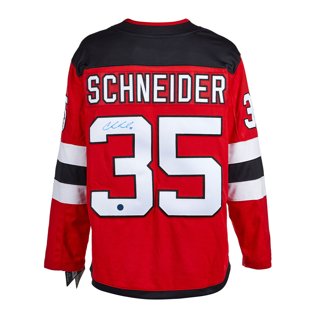 Cory Schneider New Jersey Devils Autographed Fanatics Jersey | AJ Sports.