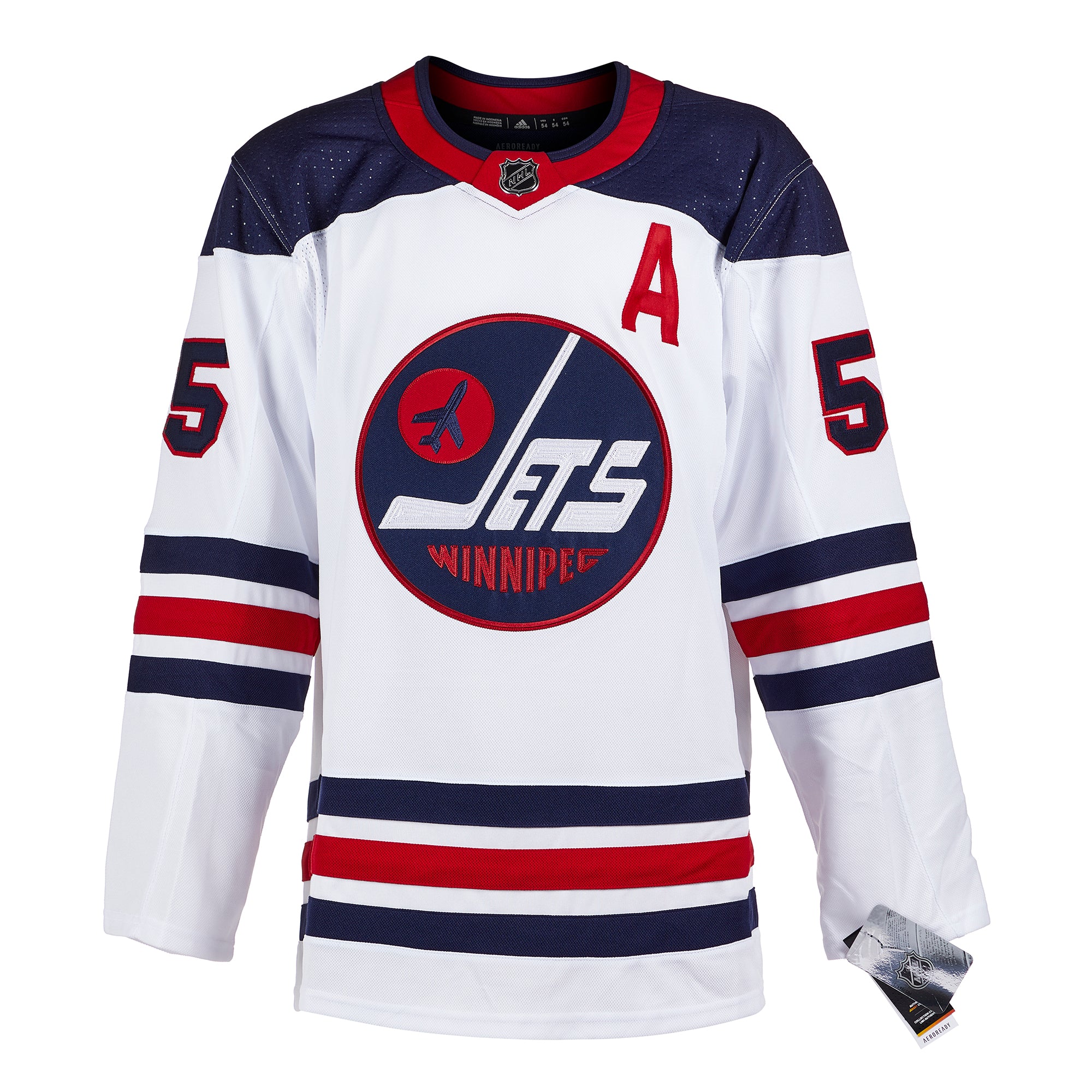 Authentic Adidas Winnipeg Jets Heritage Classic Jersey Size 54 XL