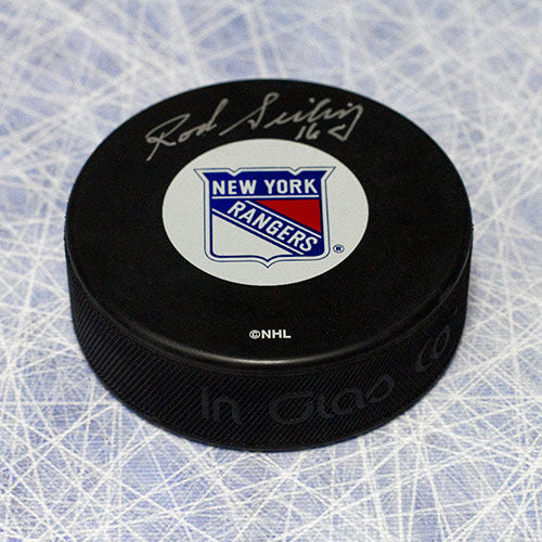 Rod Seiling New York Rangers Autographed Hockey Puck | AJ Sports.