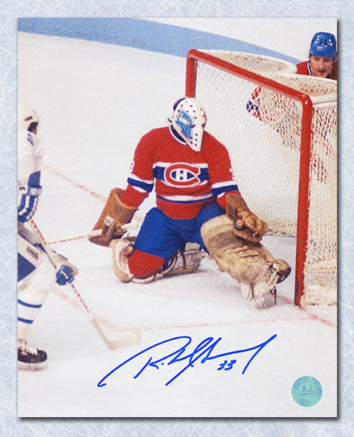 Richard Sevigny Montreal Canadiens Autographed Glove Save 8x10 Photo | AJ Sports.