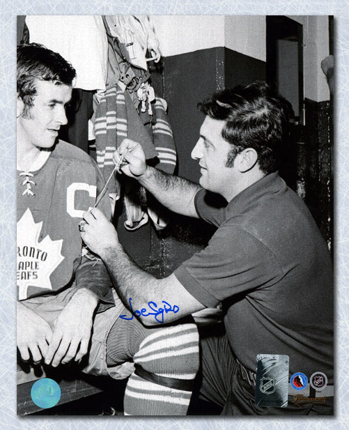Joe Sgro Toronto Maple Leafs Autographed Stiching Captain C on Keon 8x10 Photo | AJ Sports.