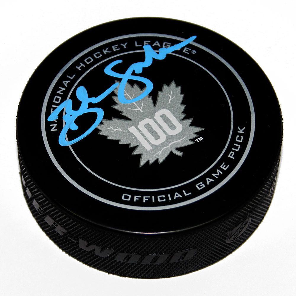Brendan Shanahan Toronto Maple Leafs Signed Centennial Official Game Puck | AJ Sports.