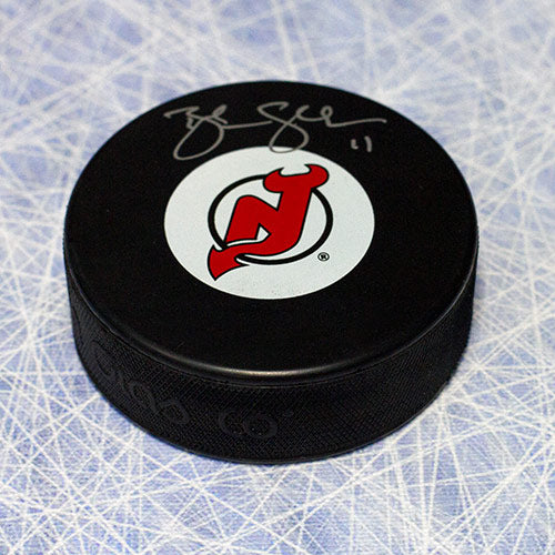 Brendan Shanahan New Jersey Devils Autographed Hockey Puck | AJ Sports.