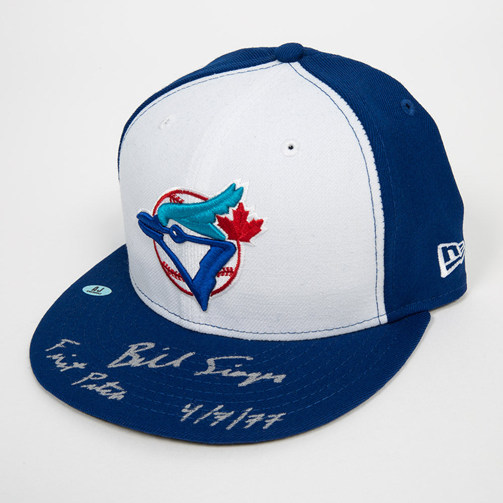 Bill Singer Signed Toronto Blue Jays Retro Baseball Cap with 1st Pitch Note | AJ Sports.