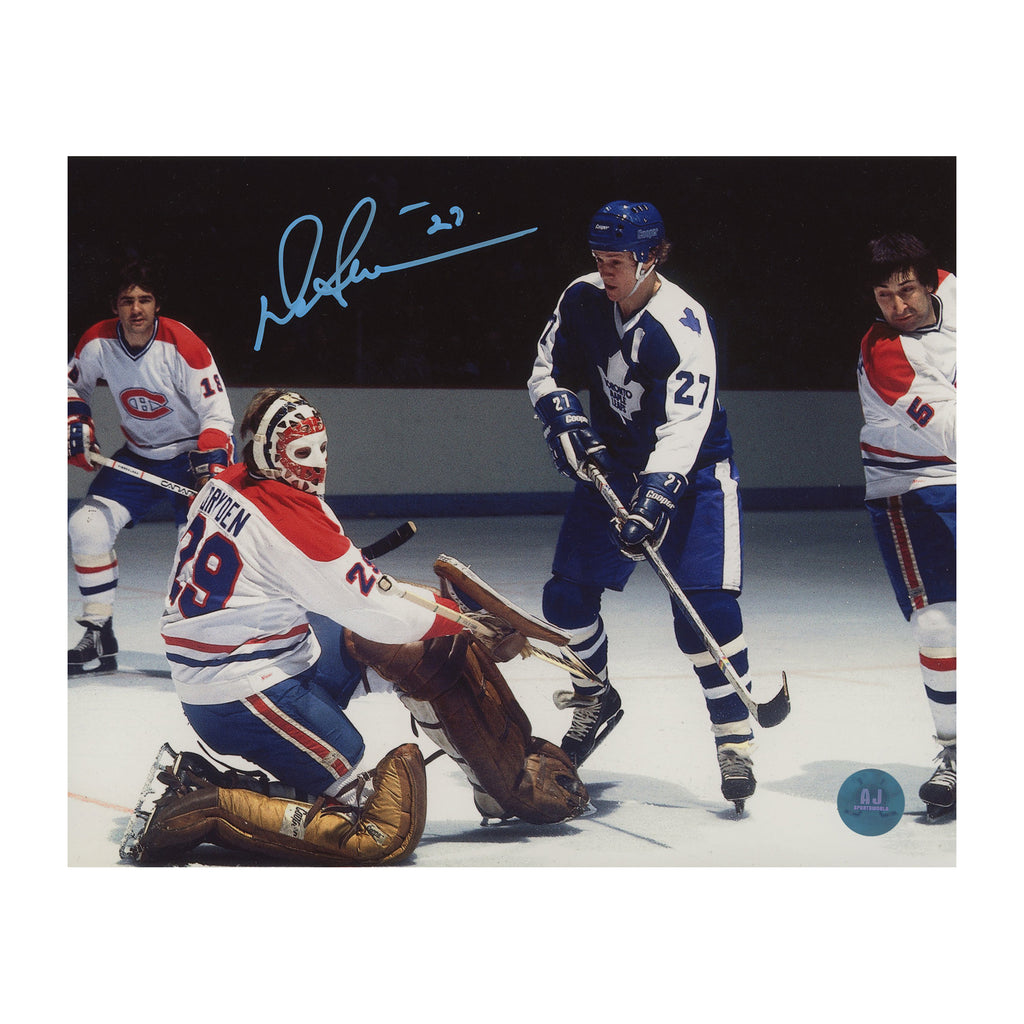 Darryl Sittler Toronto Maple Leafs Signed Vs Dryden 8x10 Photo | AJ Sports.