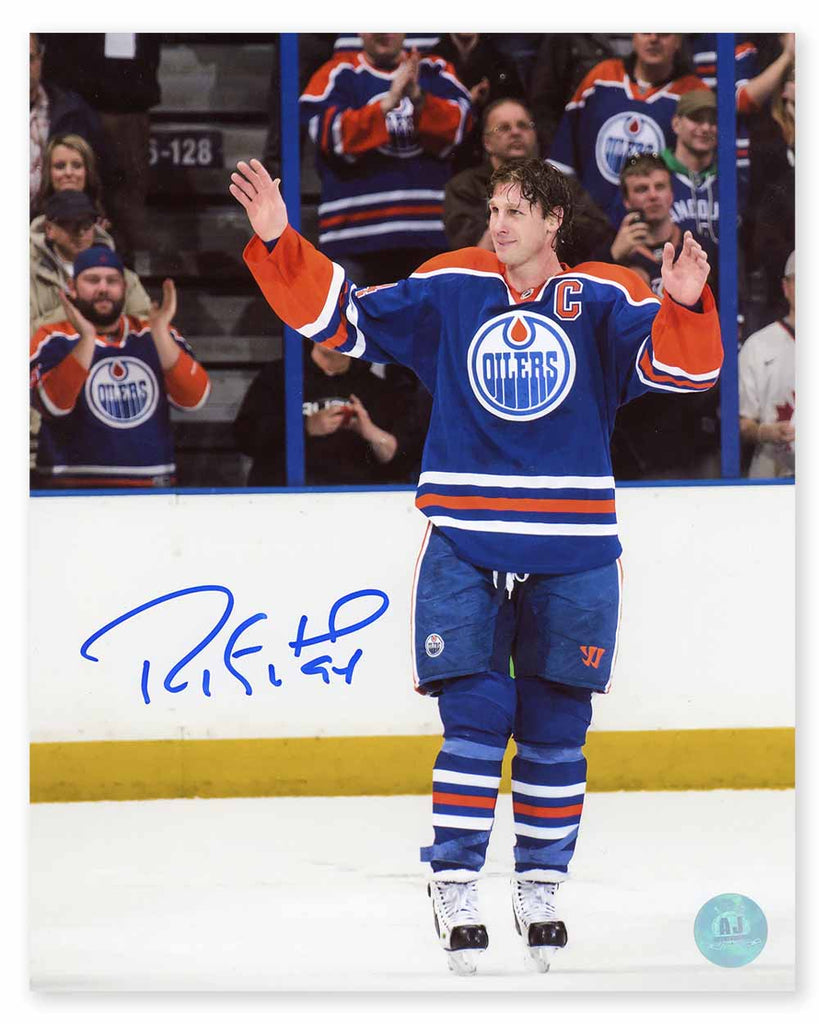 Ryan Smyth Edmonton Oilers Autographed Final Game 8x10 Photo | AJ Sports.
