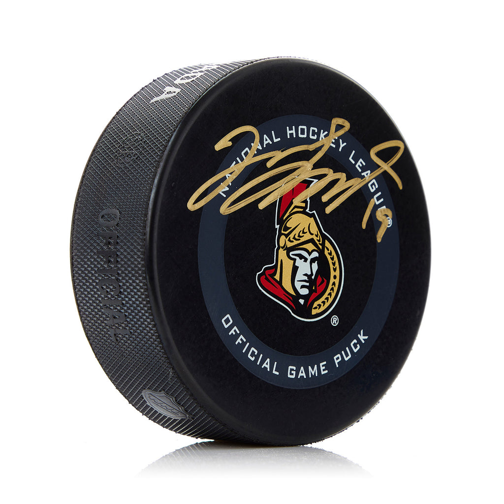 Jason Spezza Ottawa Senators Autographed Official Game Puck | AJ Sports.