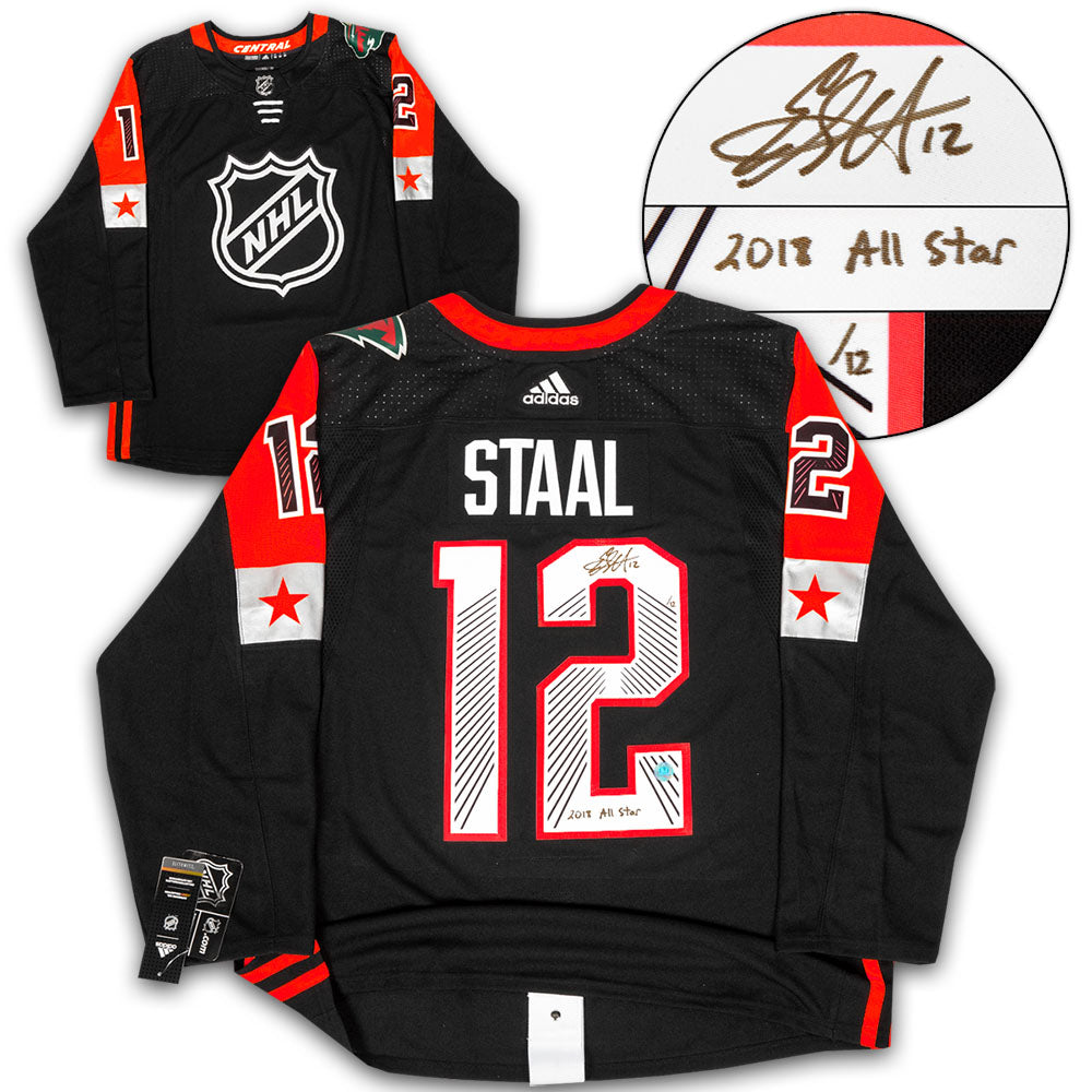 Eric Staal 2018 All Star Game Signed & Inscribed Adidas Jersey #/12 | AJ Sports.