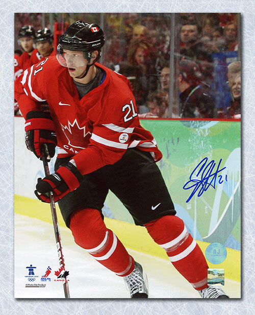 Eric Staal Team Canada Autographed 2010 Olympic Hockey 8x10 Photo | AJ Sports.