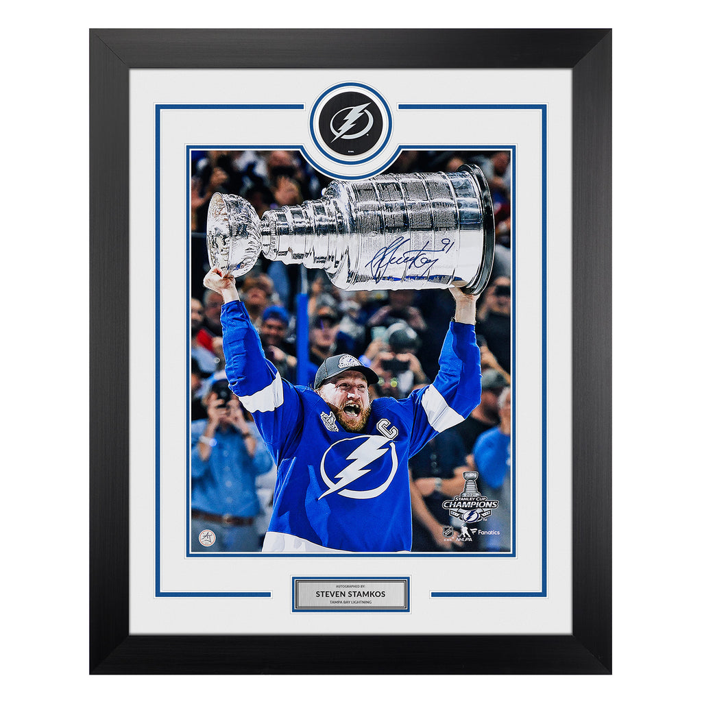 STEVEN STAMKOS Autographed Lightning Authentic Adidas White Jersey FANATICS  - Game Day Legends