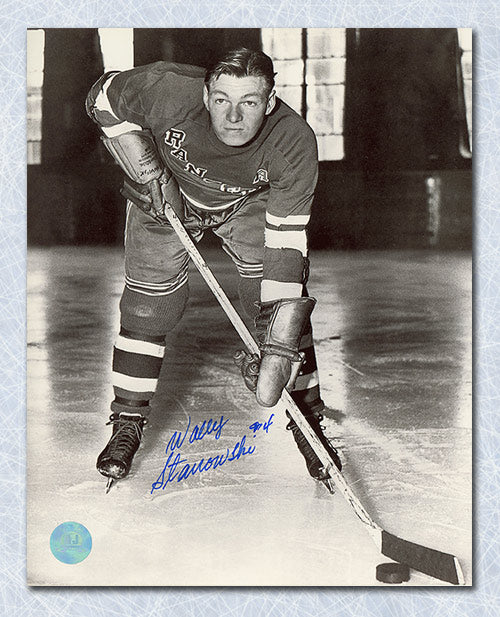 Wally Stanowski New York Rangers Autographed 8x10 Photo | AJ Sports.
