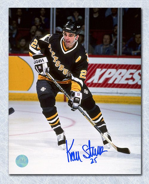 Kevin Stevens Pittsburgh Penguins Autographed Action 8x10 Photo | AJ Sports.
