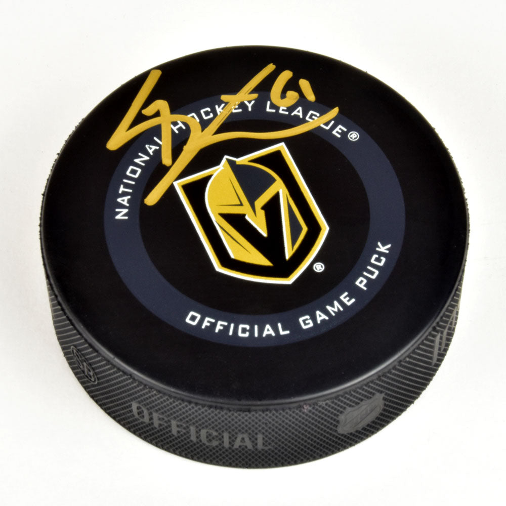 Mark Stone Vegas Golden Knights Signed Official Game Puck | AJ Sports.