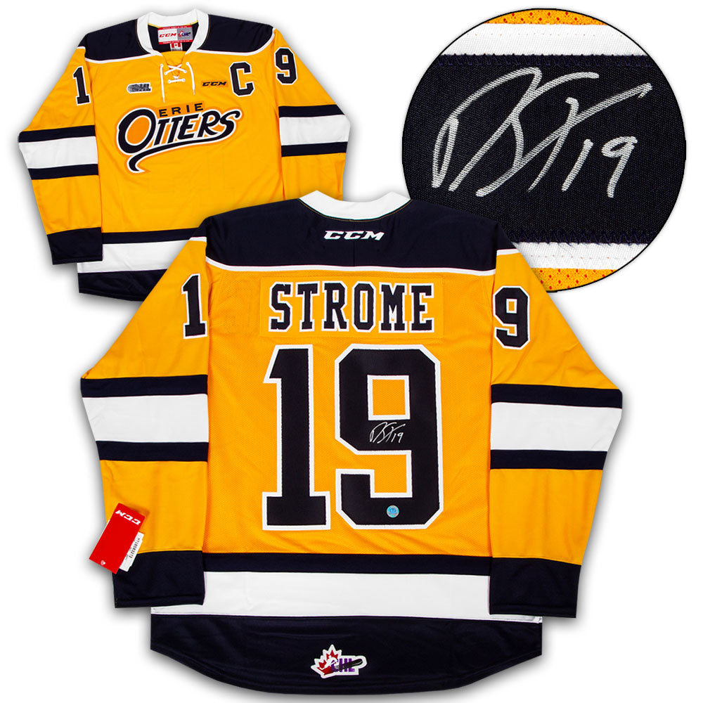 Dylan Strome Erie Otters Autographed CHL Hockey Jersey | AJ Sports.