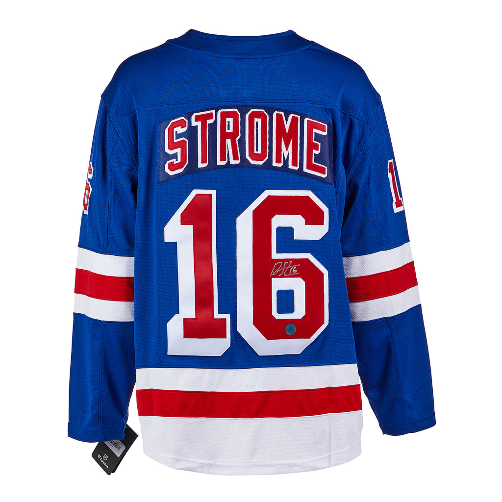 Ryan Strome New York Rangers Autographed Fanatics Jersey | AJ Sports.