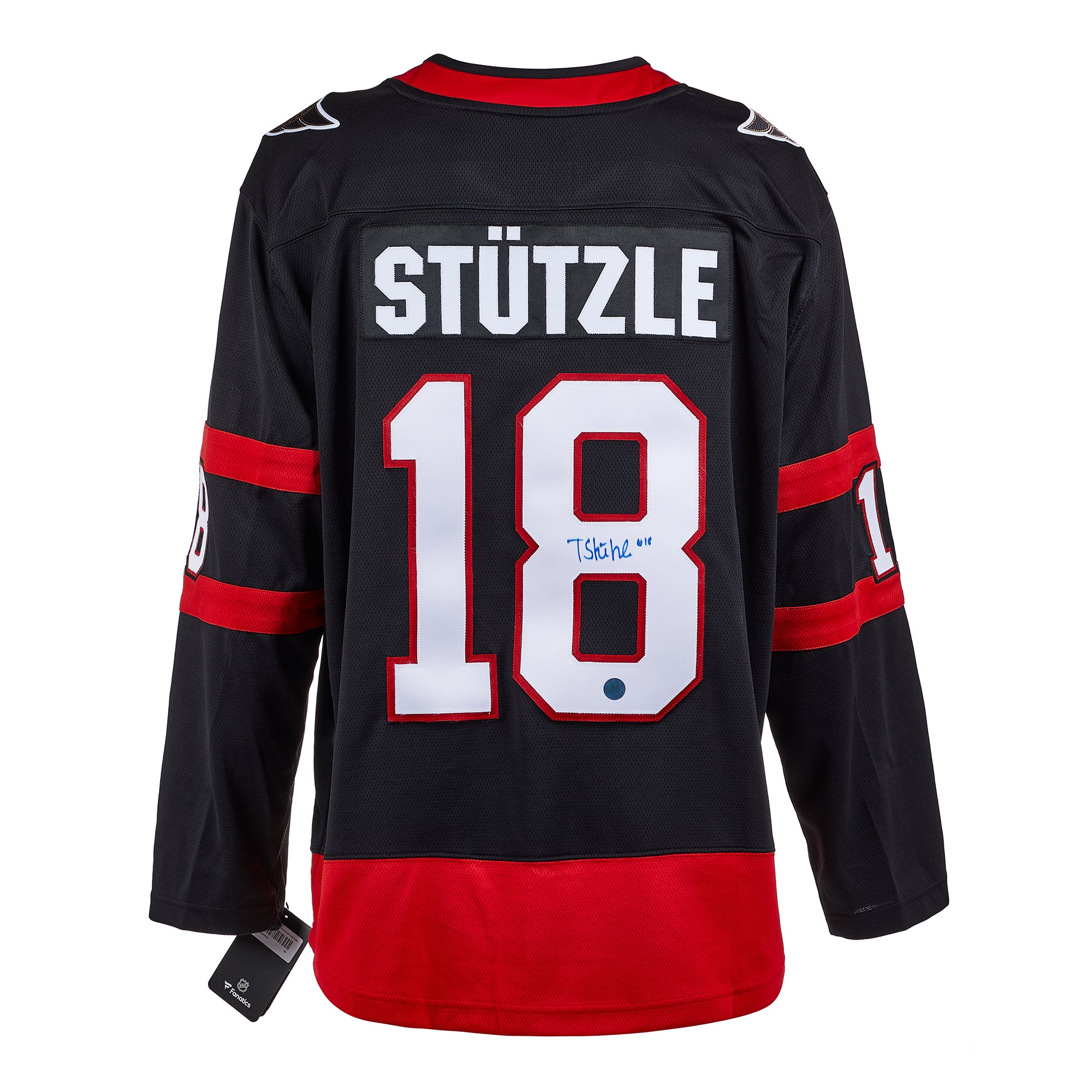 Tim Stutzle Ottawa Senators Autographed Black Fanatics Breakaway Jersey