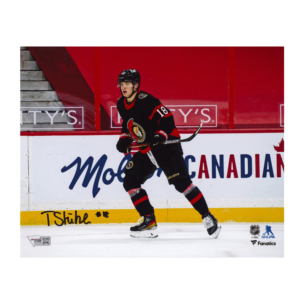 Tim Stutzle Ottawa Senators Signed 1st NHL Game 8x10 Photo | AJ Sports.