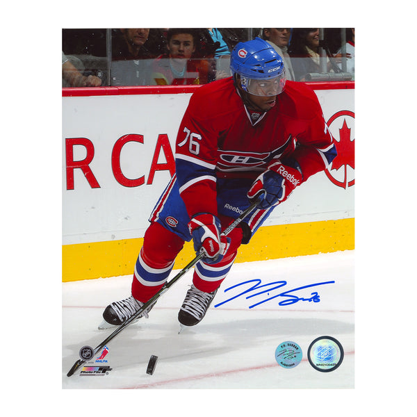 AJ Sports PK Subban Signed Montreal Canadiens Hockey 8x10 Photo